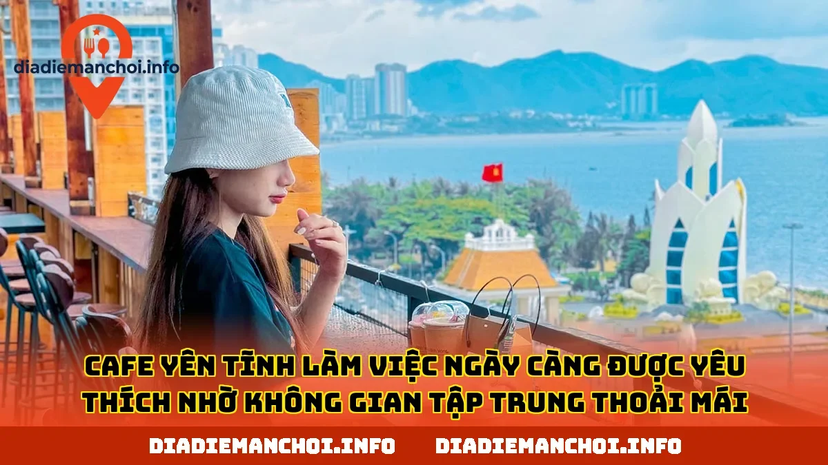 Cafe yên tĩnh làm việc ngày càng được yêu thích nhờ không gian tập trung thoải mái