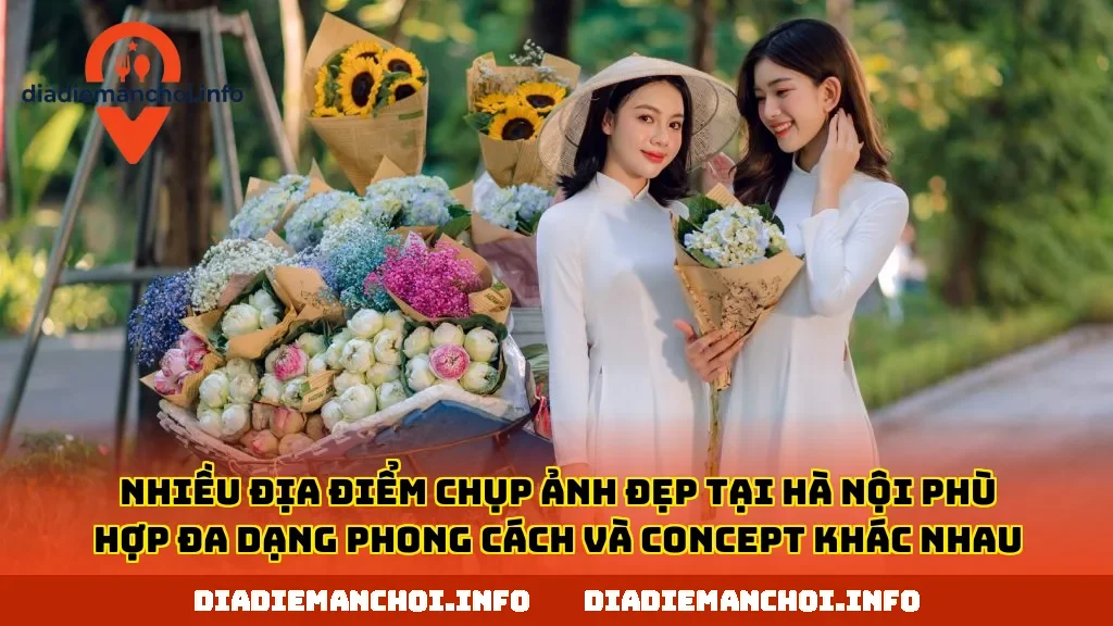 Nhiều địa điểm chụp ảnh đẹp tại Hà Nội phù hợp đa dạng phong cách và concept khác nhau